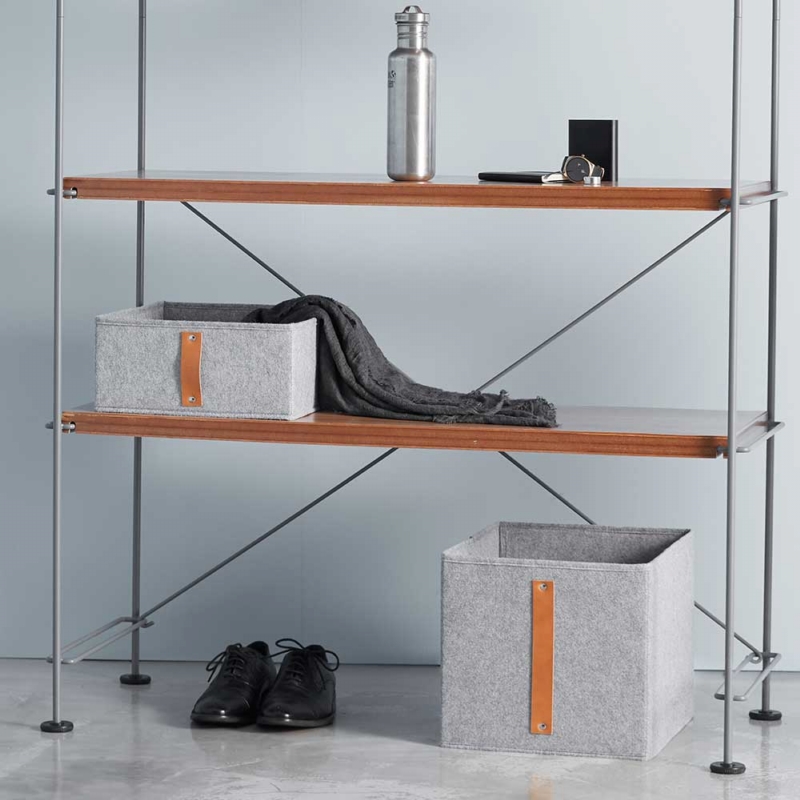 Roommate ◆ 羊毛氈收納箱組-14cm+28cm〈2色〉