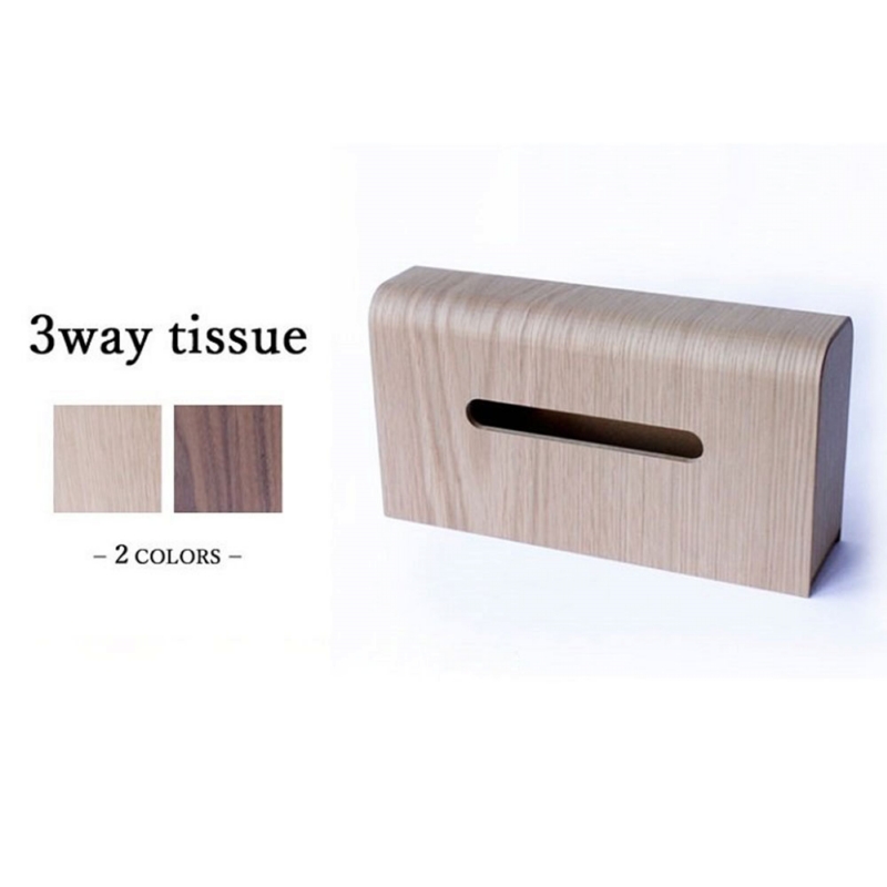 yamato japan ◆ 純手工木製3 way 面紙盒 (2色)