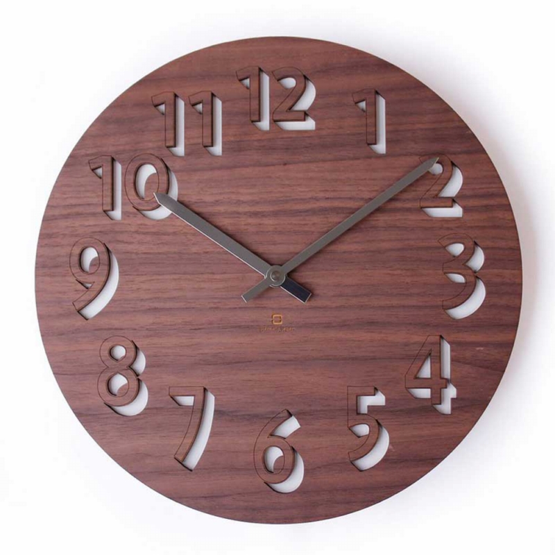 yamato japan ◆ BLOCK純手工木製立體壁掛時鐘 (4款)