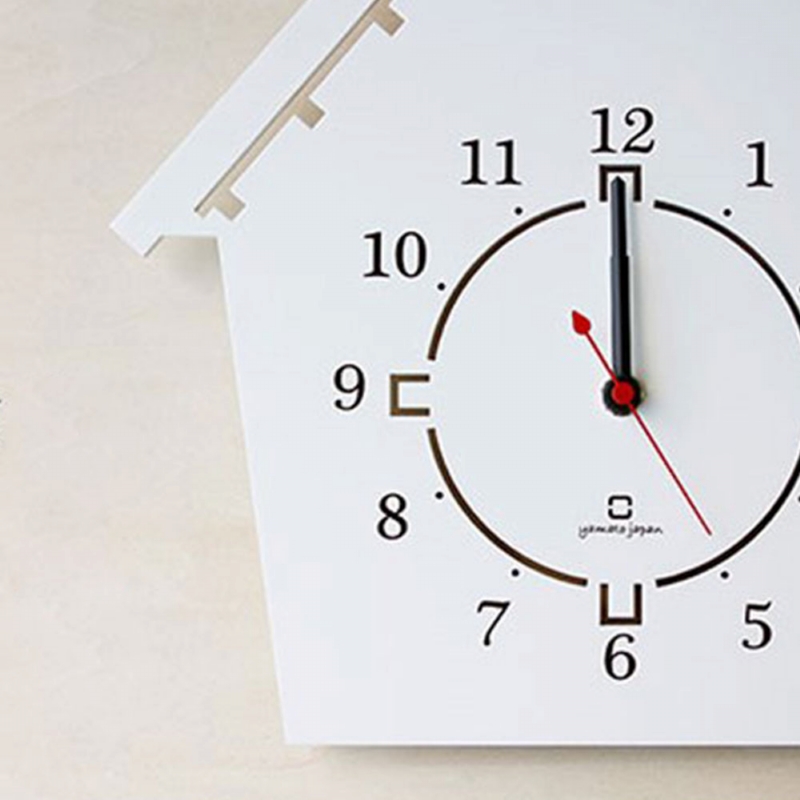 yamato japan ◆ 純手工木製童話房子樣式壁掛時鐘 (3色)