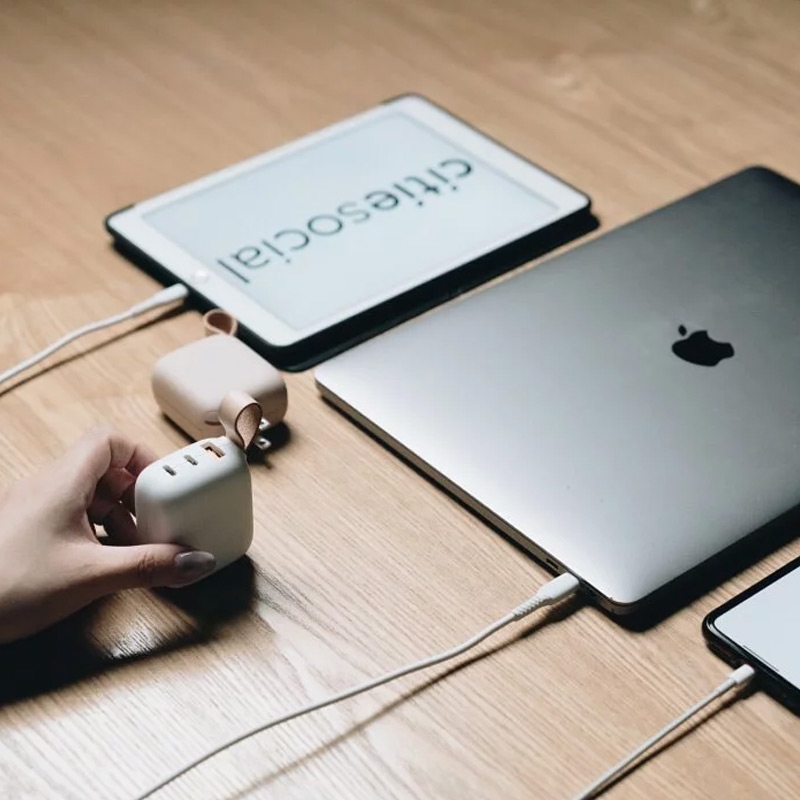 lisscode ◆ 小饅頭 氮化鎵極速充電器│1A+2C 65W