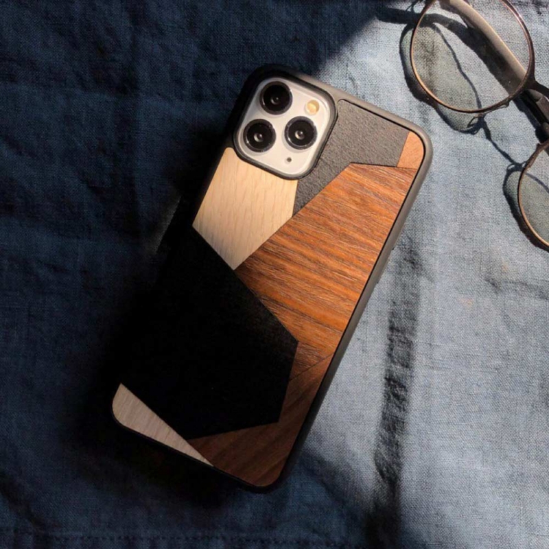 【預購】WOOD'D ◆ 原木手機殼/石英 QUARTZ-iPhone 系列