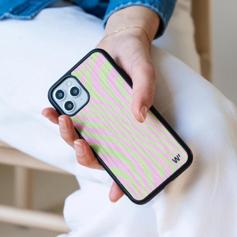 【預購】WOOD'D ◆ 原木手機殼/波紋絲綢 MOIRES-iPhone 系列