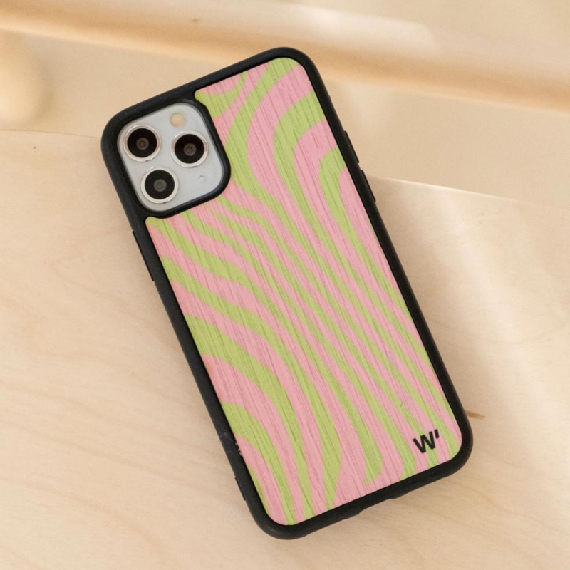 【預購】WOOD'D ◆ 原木手機殼/波紋絲綢 MOIRES-iPhone 系列