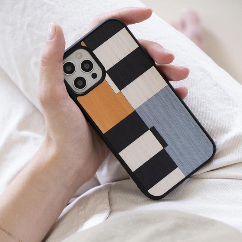 【預購】WOOD'D ◆ 原木手機殼/微弱信號 BROKEN SIGNAL-iPhone 系列