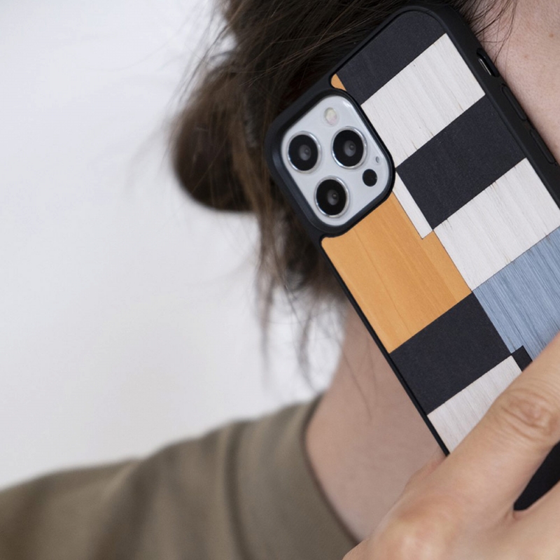 【預購】WOOD'D ◆ 原木手機殼/微弱信號 BROKEN SIGNAL-iPhone 系列