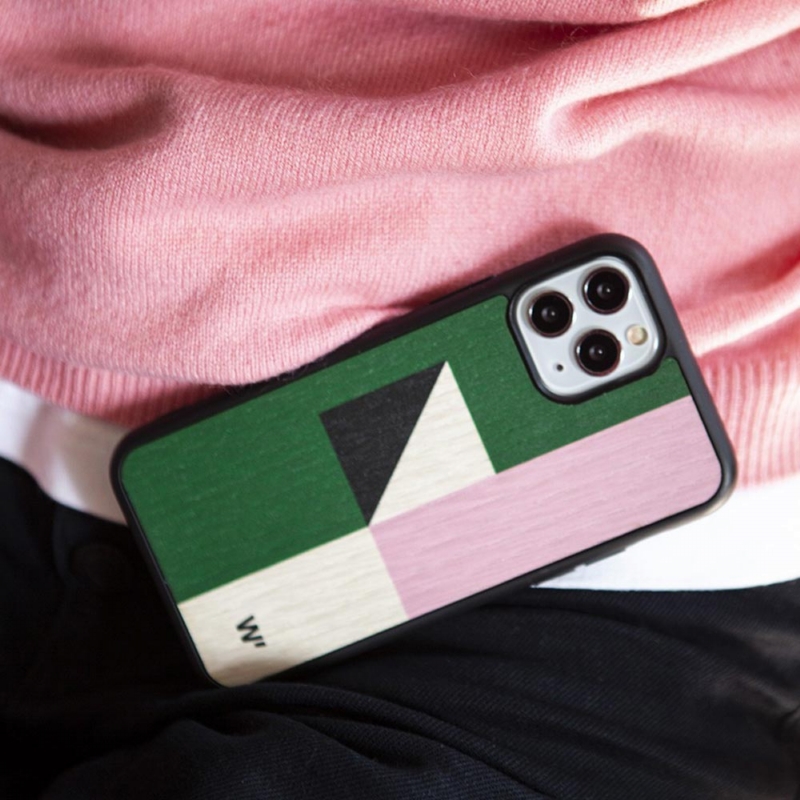 【預購】WOOD'D ◆ 原木手機殼/顏色方塊 COLOR BLOCK-iPhone 系列