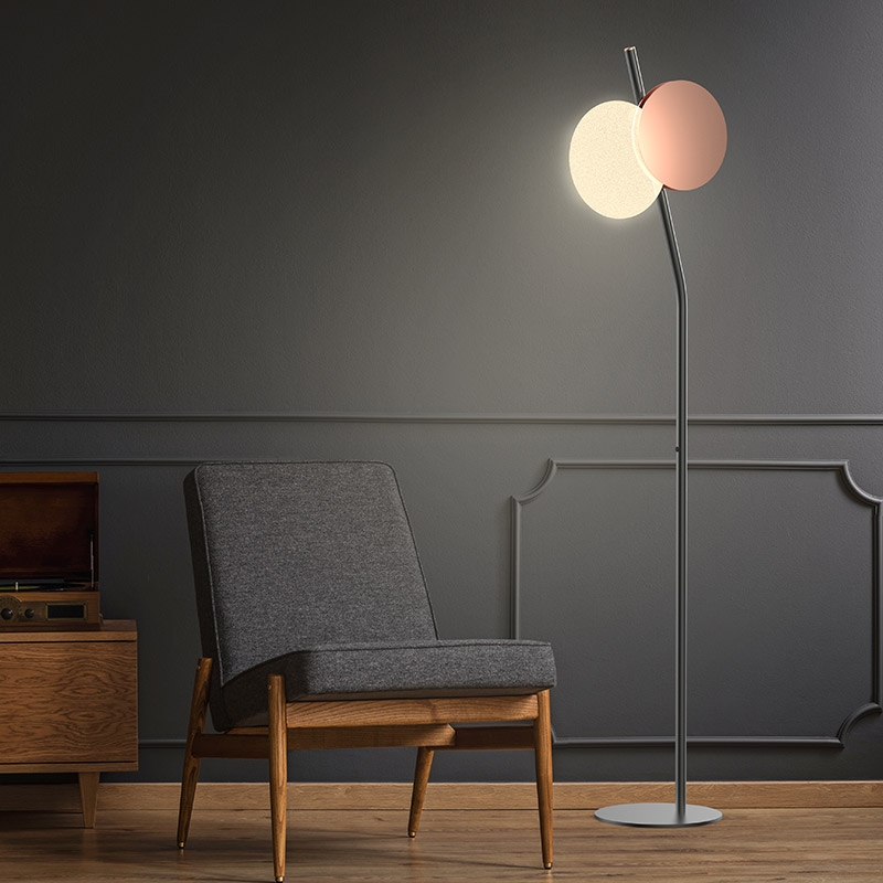 台灣 Xcellent ◆ 新月立燈 (2色)霧黑/玫瑰金