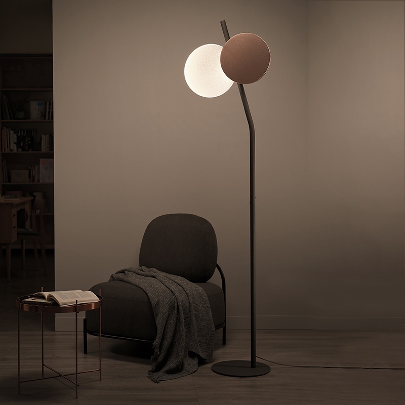 台灣 Xcellent ◆ 新月立燈 (2色)霧黑/玫瑰金