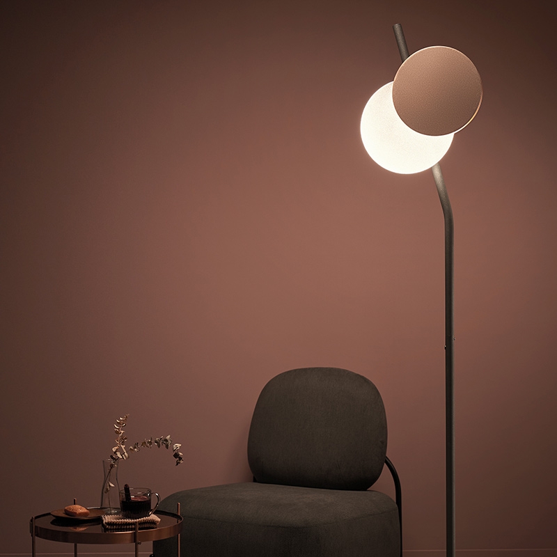 台灣 Xcellent ◆ 新月立燈 (2色)霧黑/玫瑰金