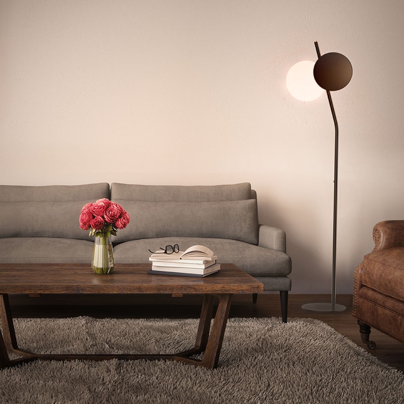 台灣 Xcellent ◆ 新月立燈 (2色)霧黑/玫瑰金