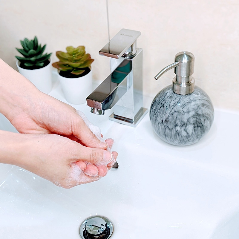 奇鈺家居 ◆ 【活動組合】大理石衛浴組 2色 (洗手乳罐/肥皂盤/漱口杯)