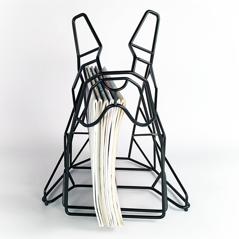 台灣 LibertéDesign｜French Bulldog magazine rack 法國鬥牛犬雜誌架