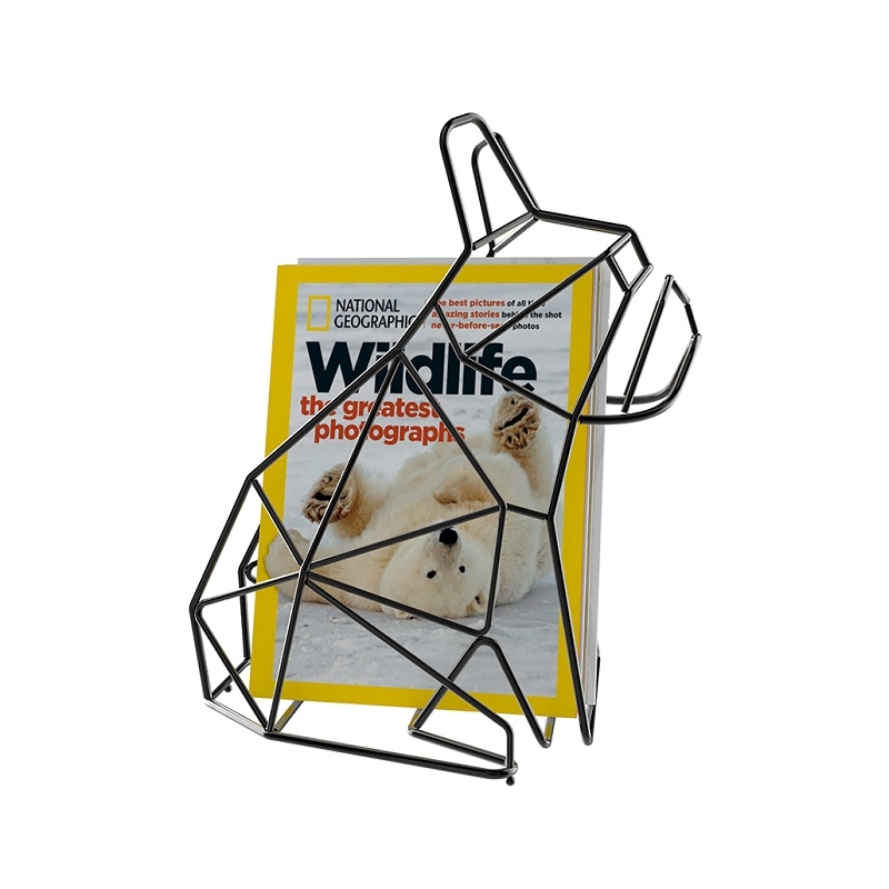 台灣 LibertéDesign｜French Bulldog magazine rack 法國鬥牛犬雜誌架