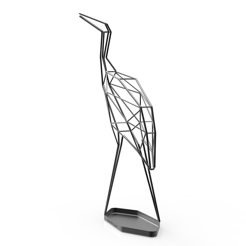 台灣 LibertéDesign｜Crane_umbrella stand 仰頭丹頂鶴傘架