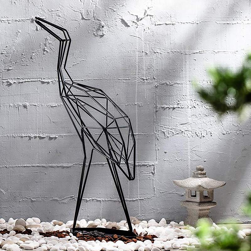 台灣 LibertéDesign｜Crane_umbrella stand 仰頭丹頂鶴傘架