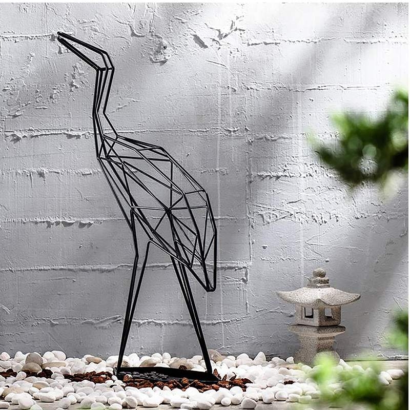 台灣 LibertéDesign｜Crane_umbrella stand 喝水丹頂鶴傘架