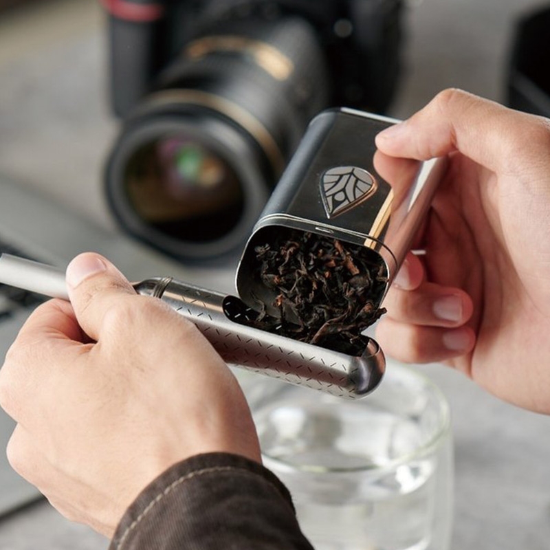 台灣 初芳宇◆CADDY 茶則罐-鈦金