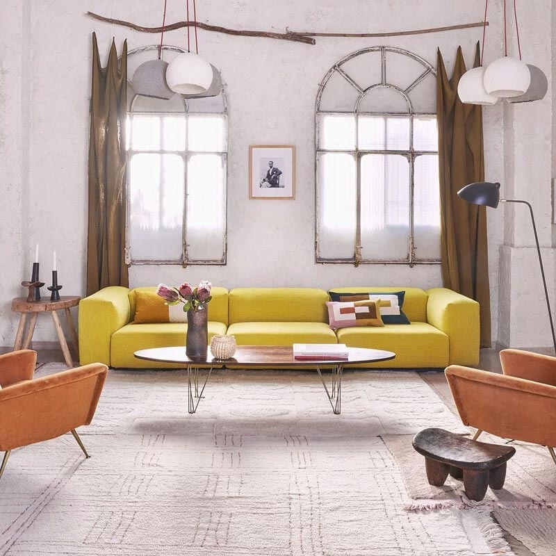 Lorena Canals ◆ 舒卡可機洗羊毛地毯-海貝白 (加大)~少量現貨(購買前請先詢問)