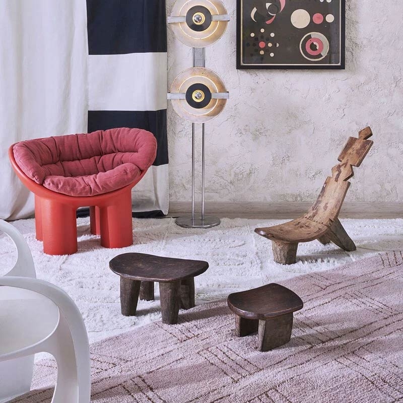 Lorena Canals ◆ 舒卡可機洗羊毛地毯-曙光粉 (加大)~少量現貨(購買前請先詢問)