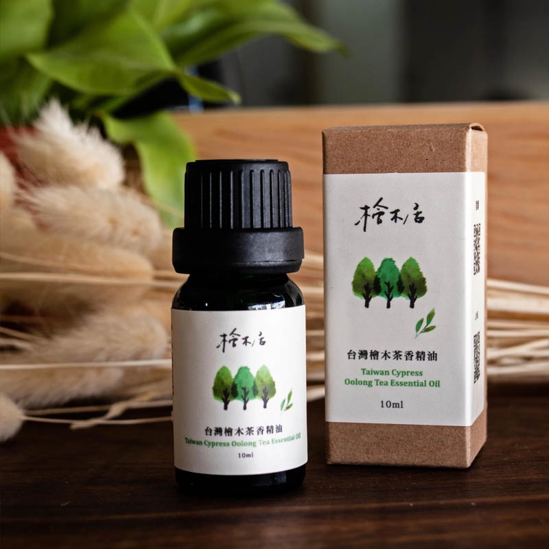 檜木居  ◆ 100% 台灣檜木/ 玫瑰 / 野薑花/ 茶香  複方精油 10ml  -通過SGS無毒檢驗
