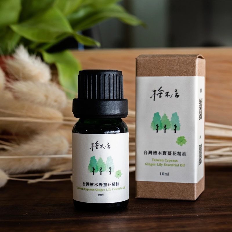 檜木居  ◆ 100% 台灣檜木/ 玫瑰 / 野薑花/ 茶香  複方精油 10ml  -通過SGS無毒檢驗