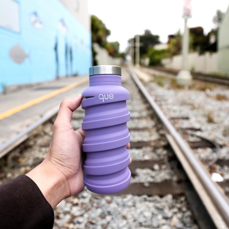 美國 Que Bottle ◆ 環保伸縮水瓶 355ml (5色)