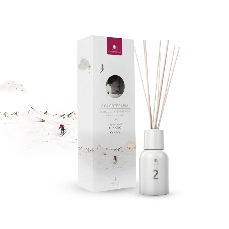 西班牙 CRISTALINAS ◆ 色彩療法 複方香氛- 雪地白/木蘭及茉莉花香調 (125ML)