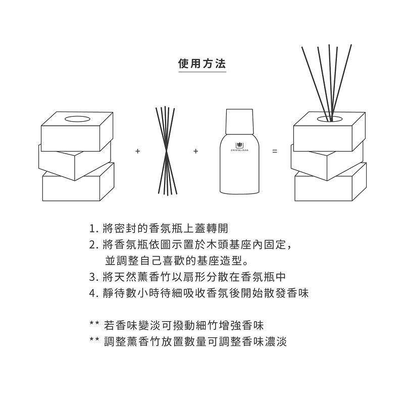 西班牙 CRISTALINAS ◆ 原木系列 複方香氛-陽光橙花 (100ML)