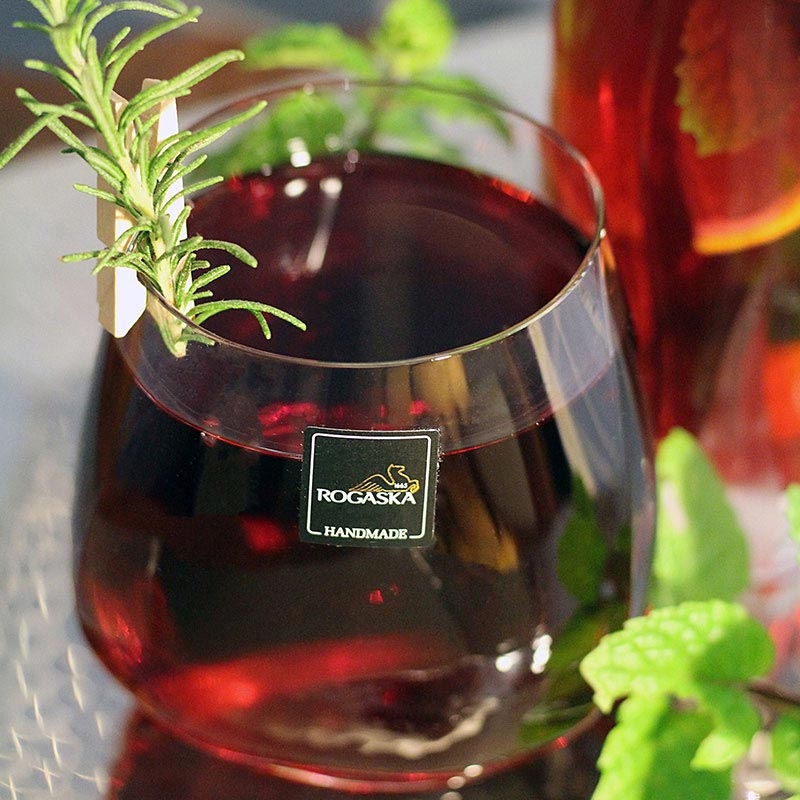 【Rogaska】STONE 藍色東歐-威士忌通用杯2入