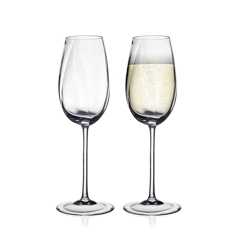 【Rogaska】STONE 藍色東歐-白酒杯/紅酒杯/香檳杯(2入)