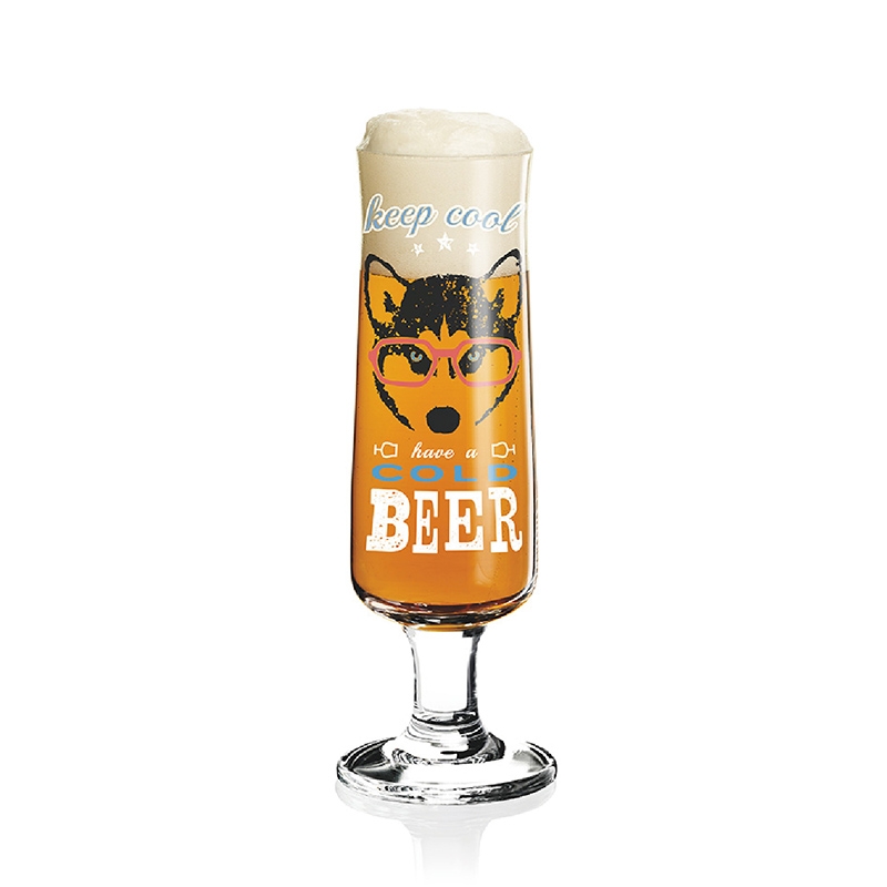 德國 RITZENHOFF｜新式啤酒杯/BEER 酷酷眼鏡狗