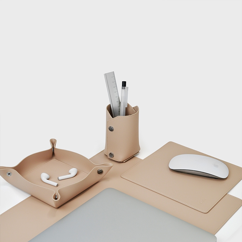 台灣 Aholic ◆ 辦公配件4入組 (2色)