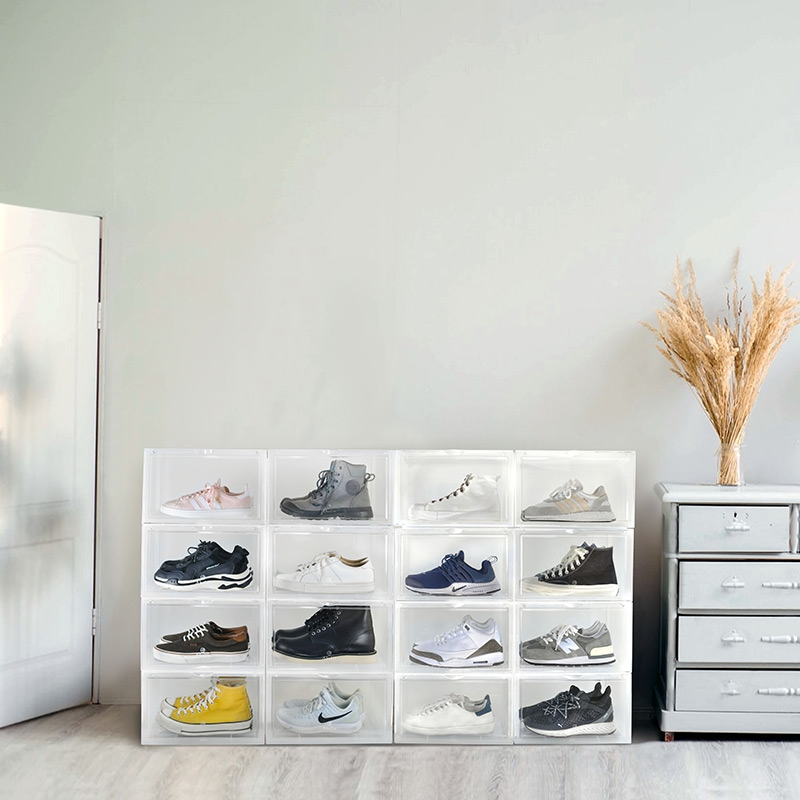 台灣 Aholic ◆ 側開球鞋磁吸收納盒/2入 (2色)