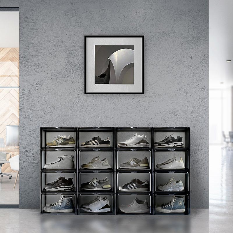 台灣 Aholic ◆ 側開球鞋磁吸收納盒/2入 (2色)