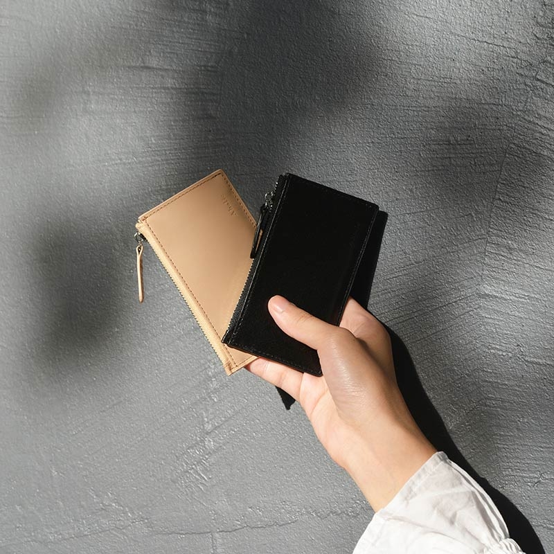 台灣 Aholic ◆ 皮革零錢卡夾 (2色)