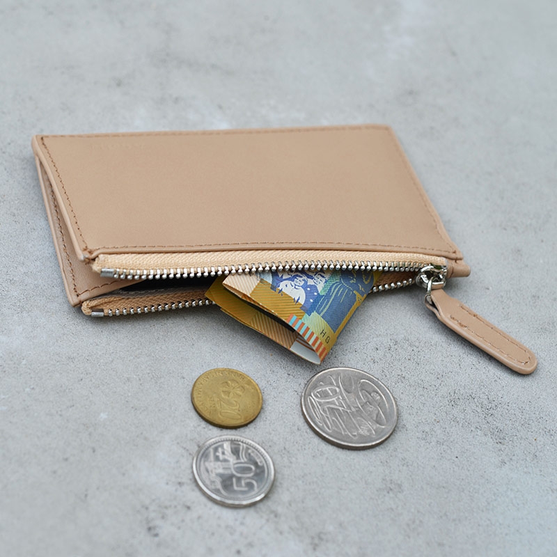 台灣 Aholic ◆ 皮革零錢卡夾 (2色)