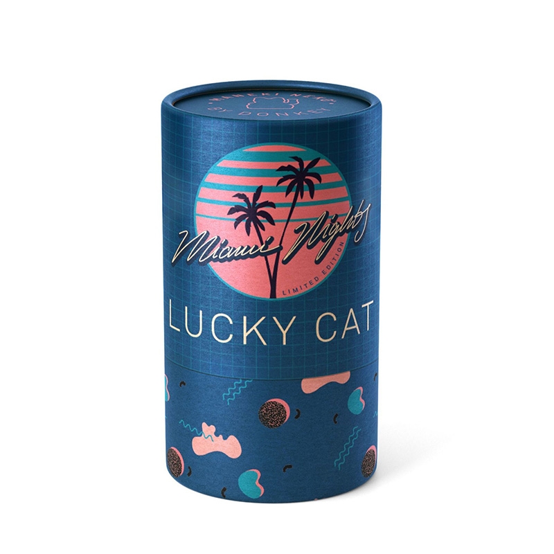 【預購9月到貨】幸運繽紛招財貓-邁阿密之夜系列 (亮粉/亮黃)