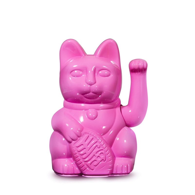 【預購9月到貨】幸運繽紛招財貓-邁阿密之夜系列 (亮粉/亮黃)