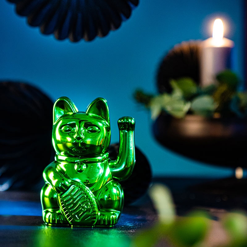 【現貨】Donkey Products ◆ 幸運繽紛招財貓-2021聖誕節限定版 (亮紅/亮綠)