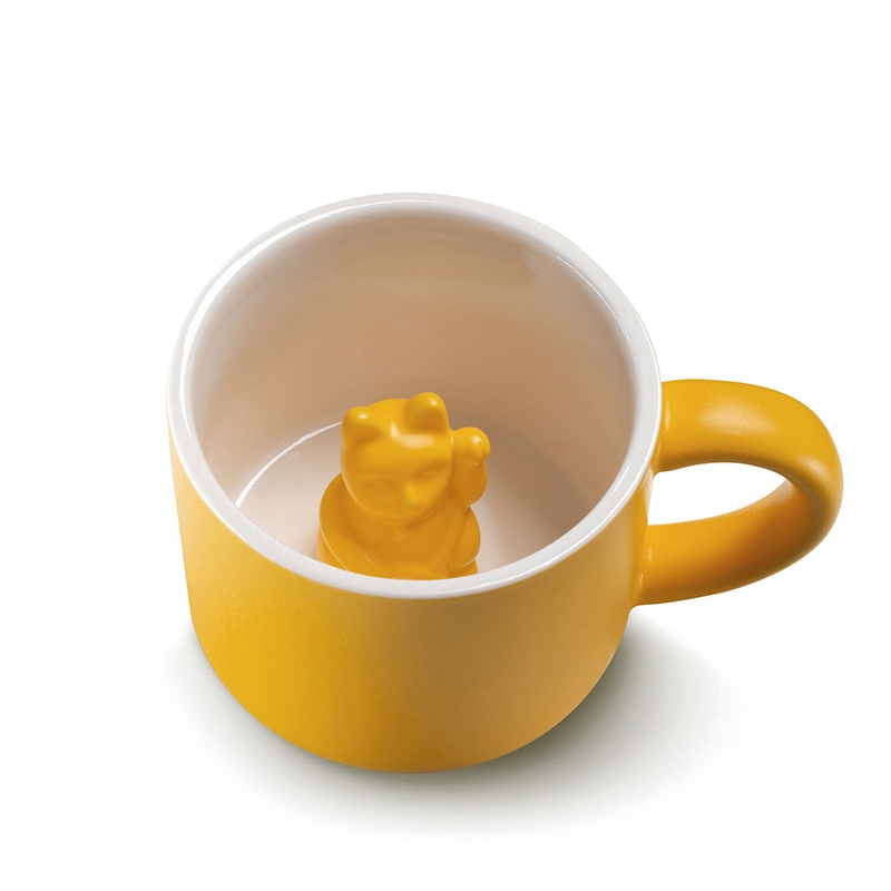 【預購9月到貨】Donkey Products ◆ 幸運招財貓造型彩色馬克杯 (3色)