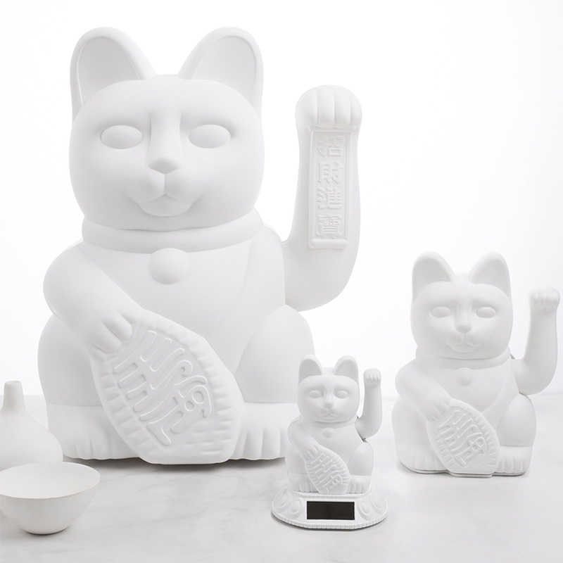 【現貨】Donkey Products ◆ 幸運繽紛招財貓(大)-黑/白