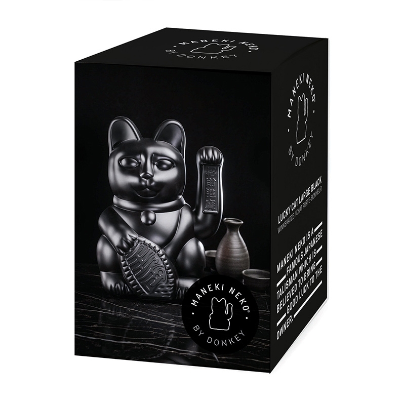 【現貨】Donkey Products ◆ 幸運繽紛招財貓(大)-黑/白