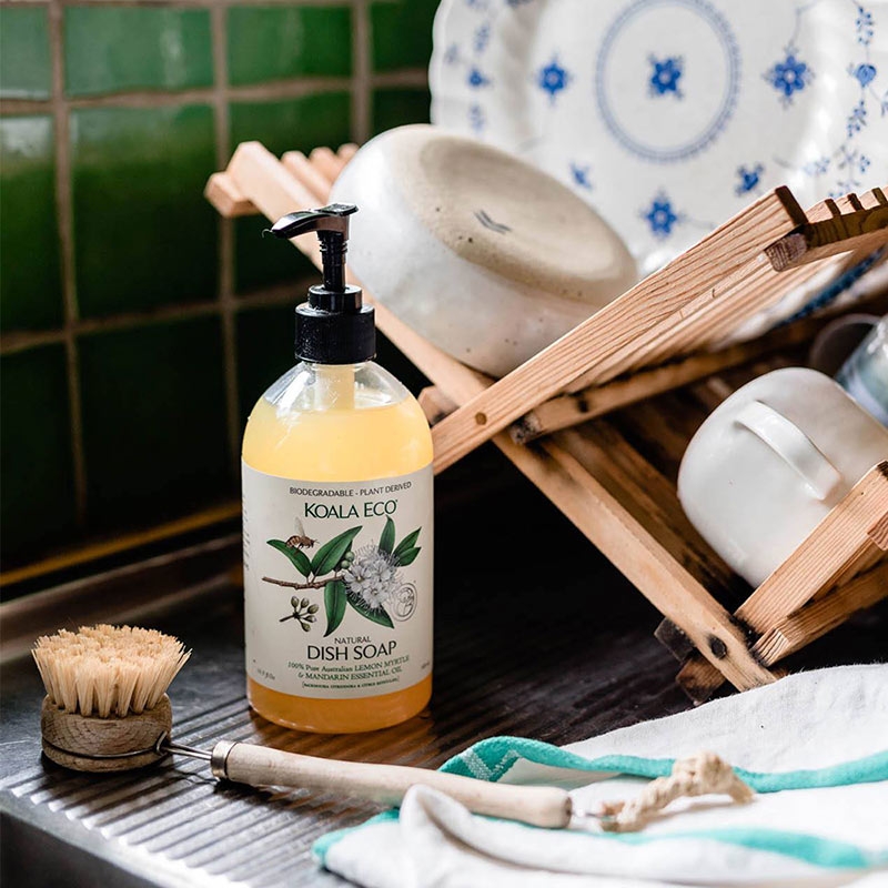 澳洲 Koala Eco｜【光潤有愛】二入組禮盒─護潤洗手露&光澤洗碗精 (2款)