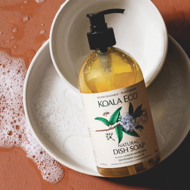 澳洲 Koala Eco｜【光潤有愛】二入組禮盒─護潤洗手露&光澤洗碗精 (2款)