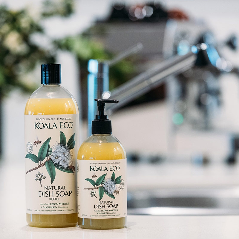 澳洲 Koala Eco｜【光澤洗碗精】二入組禮盒─檸檬香桃木＆橙