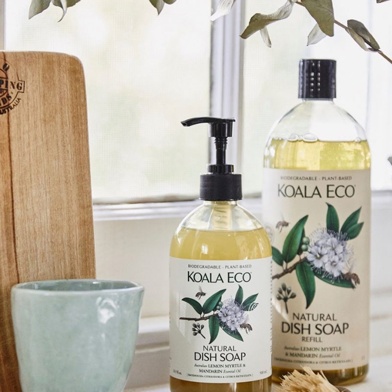 澳洲 Koala Eco｜【光澤洗碗精】二入組禮盒─檸檬香桃木＆橙