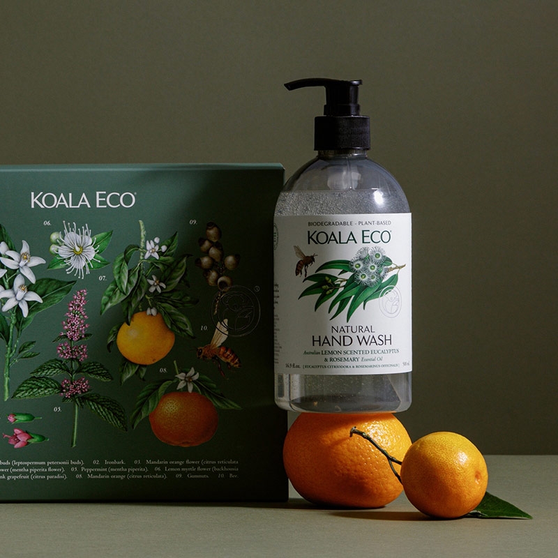 澳洲 Koala Eco｜【防疫必備 l 護潤洗手露】沼澤茶樹＆薄荷/檸檬尤加利&迷迭香 (2款)