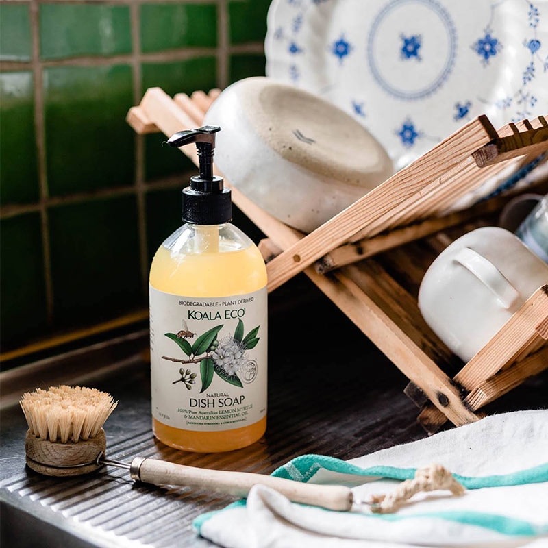 澳洲 Koala Eco｜【安心飲食清潔】二入組禮盒─天然蔬果洗潔露&光澤洗碗精