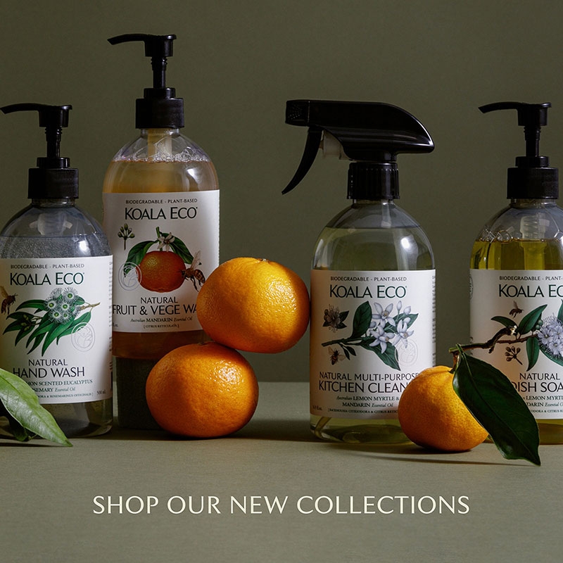 澳洲 Koala Eco｜【安心飲食清潔】二入組禮盒─天然蔬果洗潔露&光澤洗碗精